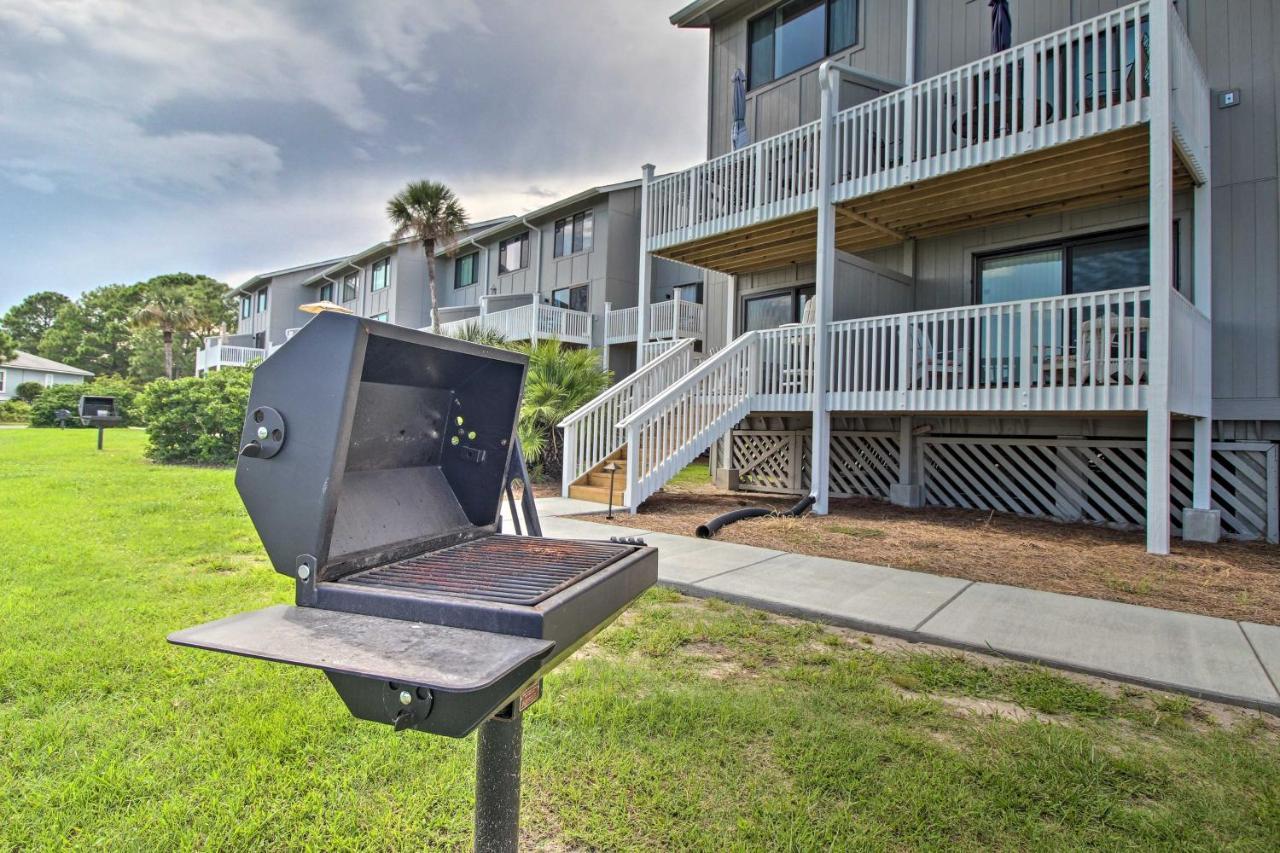 Harbor Island Condo With Deck - Steps To Beach! Oceanmarsh Subdivision Exterior foto